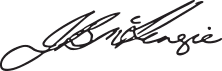 John McKenzie signature