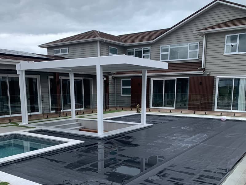 Luxury Poolside Area