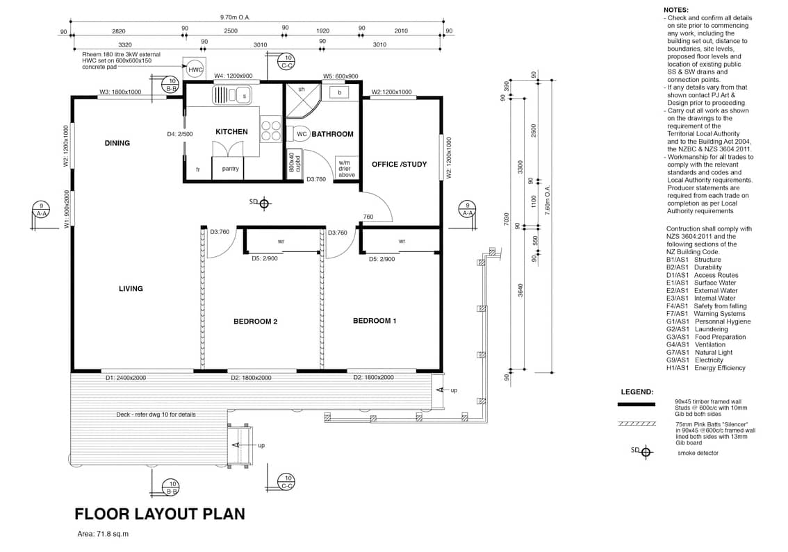 Huia Rd — floor plan photo 1